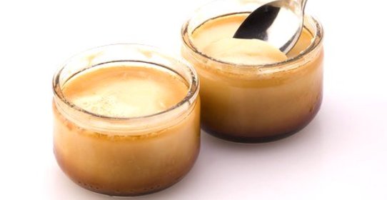 Печеный сливочный крем из кленового сиропа