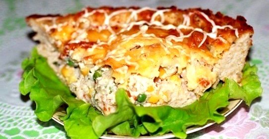 Пирог с гавайской начинкой