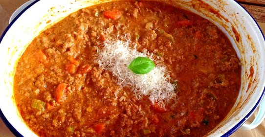 Фарш с томатной пастой