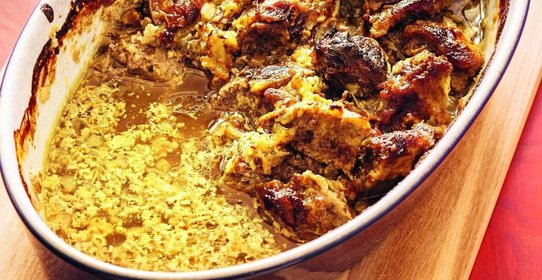 Баранина, маринованная в йогурте