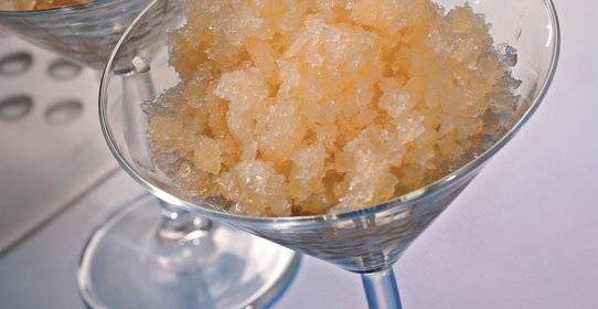 Апельсиновое граните с водкой