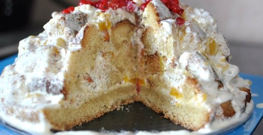 Торт «Панчо» с миндалем и ананасами