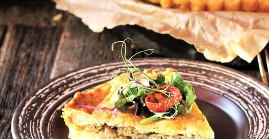 Быстрый пирог с капустой