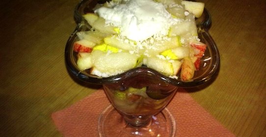 Салат-коктейль с арбузом