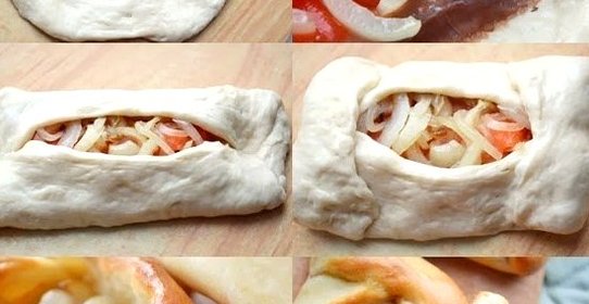 Кулебяка с семгой