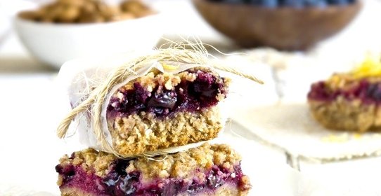 Черничный штрейзель