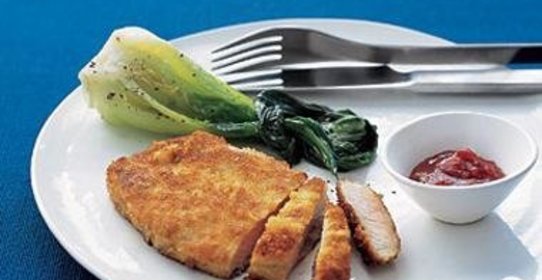 Котлеты из свинины с имбирно-соевым соусом