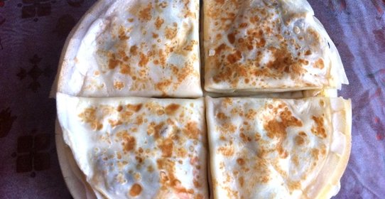 Блины с куриной грудкой