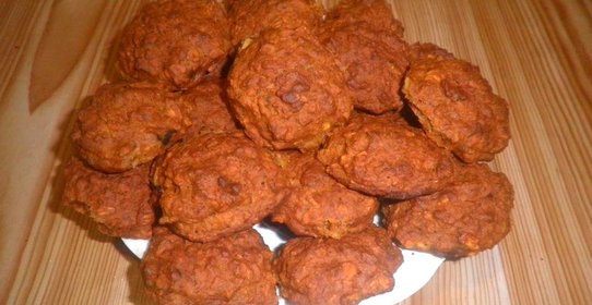 Тыквенно-овсяное печенье