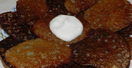 Заварные картофельные оладьи