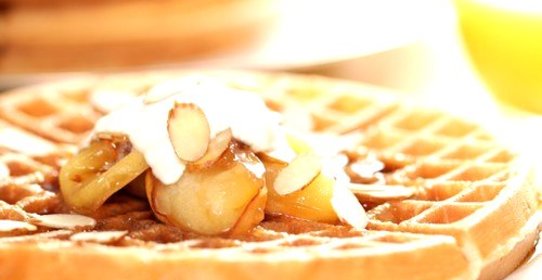 Постные овсяные вафли