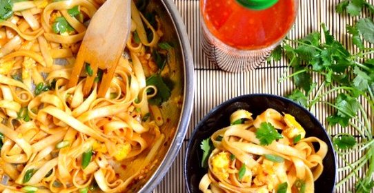 Лапша под соусом