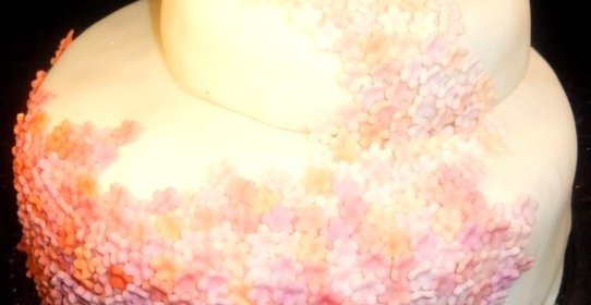 Торт на рубиновую свадьбу