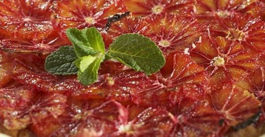 Пирог с красными апельсинами