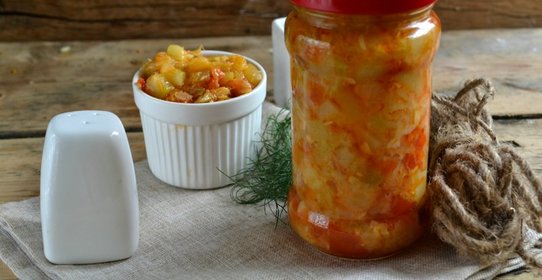 Кабачковая икра без мясорубки