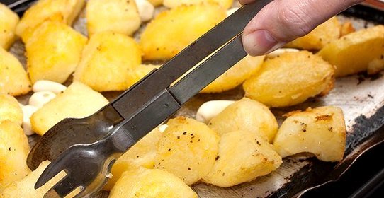 Картофель, запеченный в гусином жире