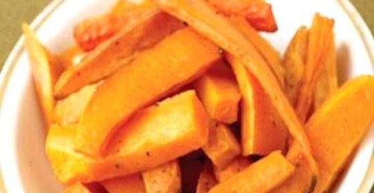 Жареные сладкие овощи