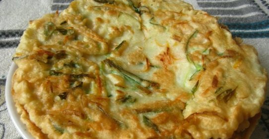 Корейские блины с зеленым луком