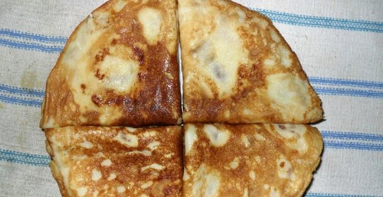 Блинчики на молоке нежные