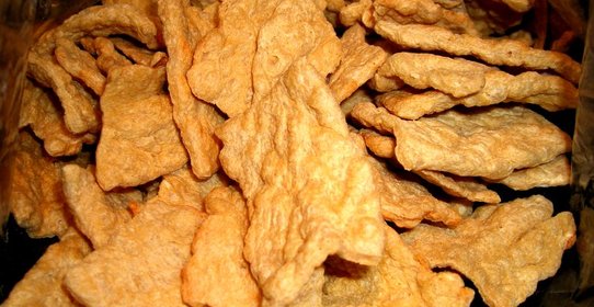 Мясо соевое с черемшой