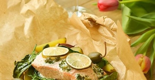 Любовь в конверте (запеченный лосось)