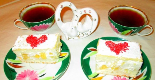 Творожный торт Романтика