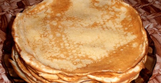 Блины на 1 литр молока