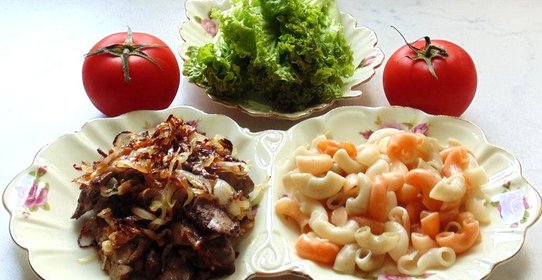 Куриная печень с медовым луком