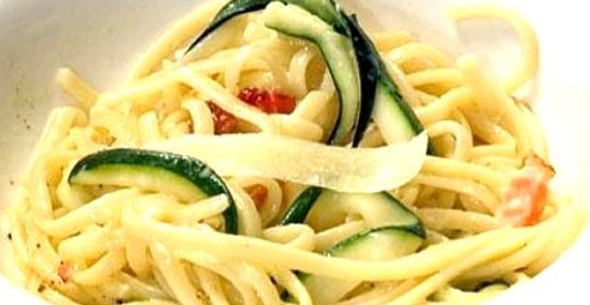 Лингвини цуккини Карбонара