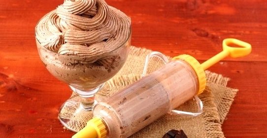 Заварной шоколадно-масляный крем