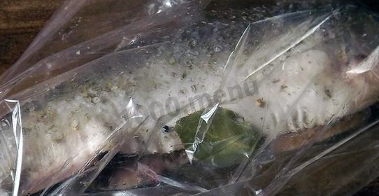 Горбуша в рукаве в духовке