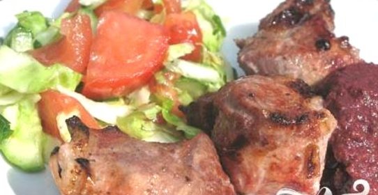 Шашлык на гранатовом соке