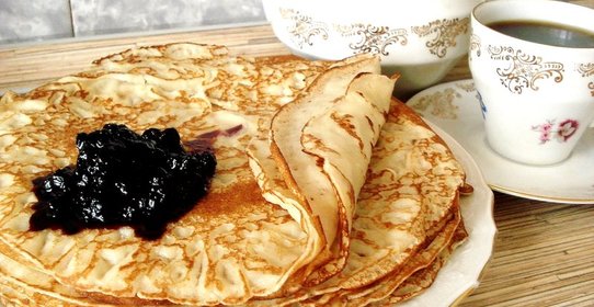 Блины обычные на молоке