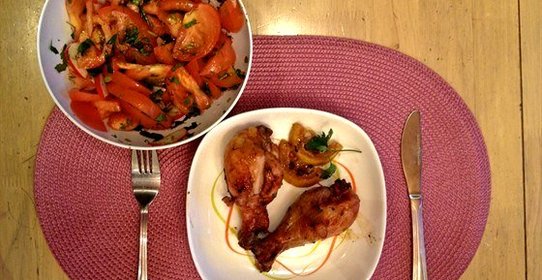 Курица в имбирном маринаде