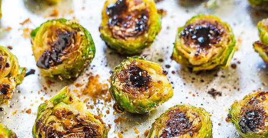 Брюссельская капуста, запеченная в духовке