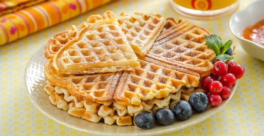 Вафли к завтраку