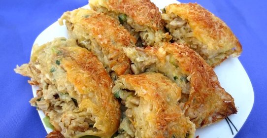 Рулет из лаваша с яйцом и сыром