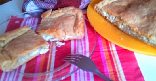 Сырный пирог на сметане