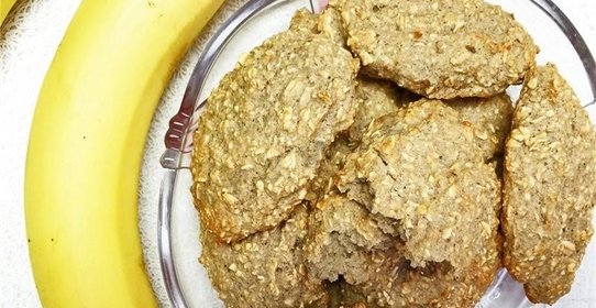 Овсяное печенье с бананом