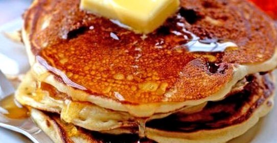 Оладьи с маслом