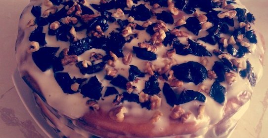 Торт с черносливом по‑французски