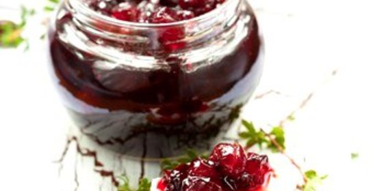 Новогодний клюквенный джем