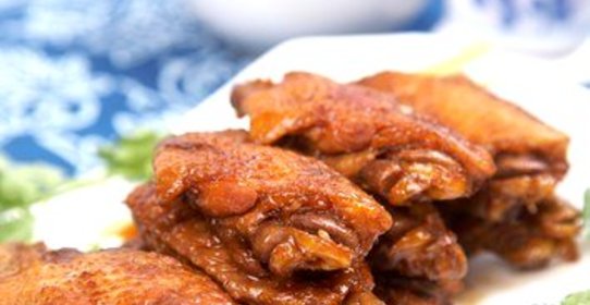 Куриные крылышки в медово-горчичном соусе