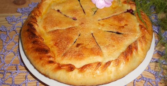 Черничный пирог