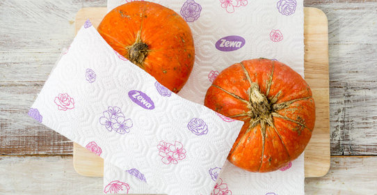 Тыква с медом и орехами