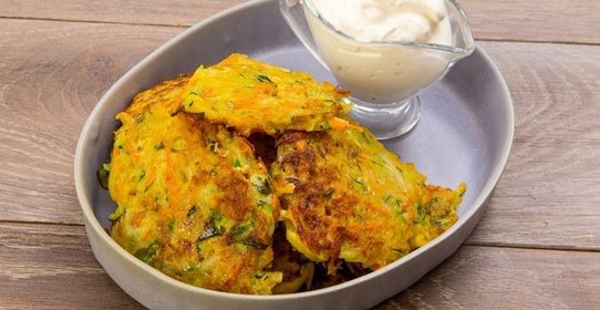 Овощные оладьи за 20 минут