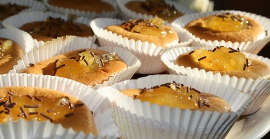 Тортинки к чаю Солнечные