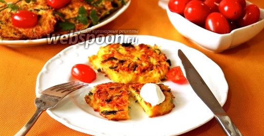 Оладьи из риса с кинзой