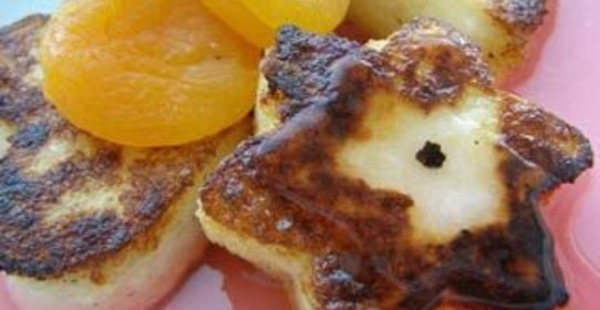 Манные котлетки в киселе