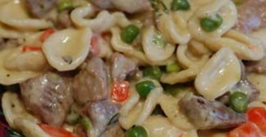 Паста орекьетте с индейкой